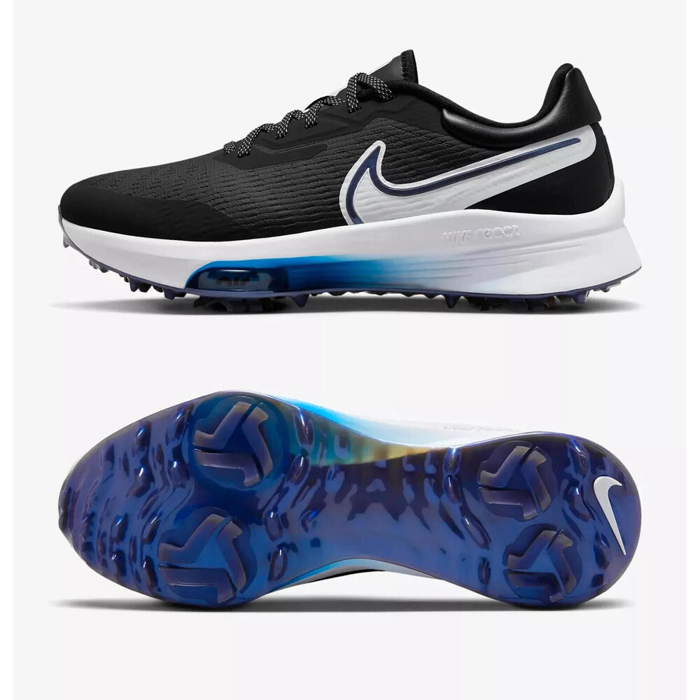 $169 MEN'S NIKE AIR ZOOM INFINITY TOUR NEXT% GOLF DC5221-014 BLACK BLUE SIZE 8